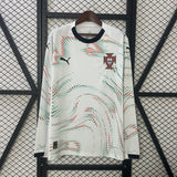 Portugal Jersey 25/26 Away Long Sleeves Ronaldo Football Kit Soccer Jersey