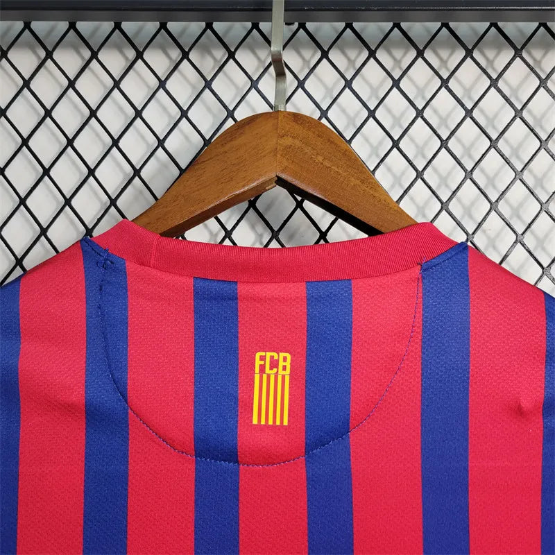 Barcelona Jersey Home kit 2011 2012 Retro Long Sleeves