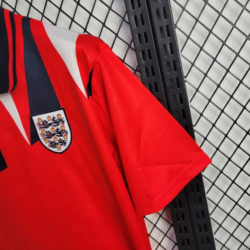 Camiseta retro de visitante de Inglaterra 1992