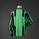 Wolfsburg Away Jersey 1999-2000 Retro Long Sleeves Football Kit Soccer Shirt PalmSportss