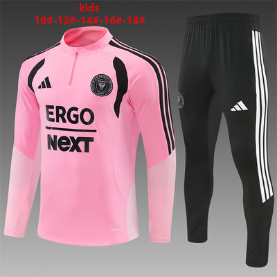 Kids Inter Miami Training Tracksuits 2026-2027 Football Kit Soccer Jersey