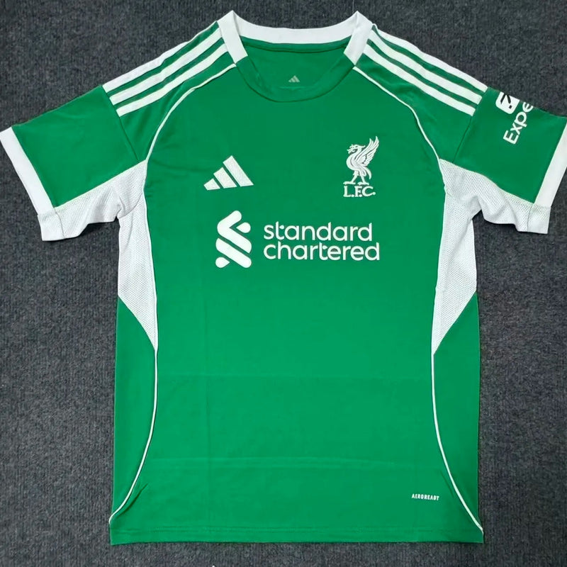 Liverpool Jersey 25/26 Green Football KIt Soccer Jersey