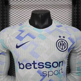 Player Version Inter Milan Jersey 25/26 Away Long Sleeves Football Kit Soccer Jersey
