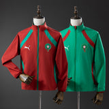 Morocco Windbreaker 2026 Reversible Football Soccer Jacket