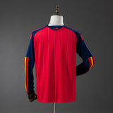 2-Star Spain Home Jersey 2026 World Cup Champion Long Sleeves Football Kit Soccer Shirt PalmSportss