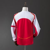 Arsenal Jersey 2004-05 Home Retro Football Kit Long Sleeves