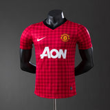 Man United Jersey 2012/13 Home Retro Football Kit Player Version