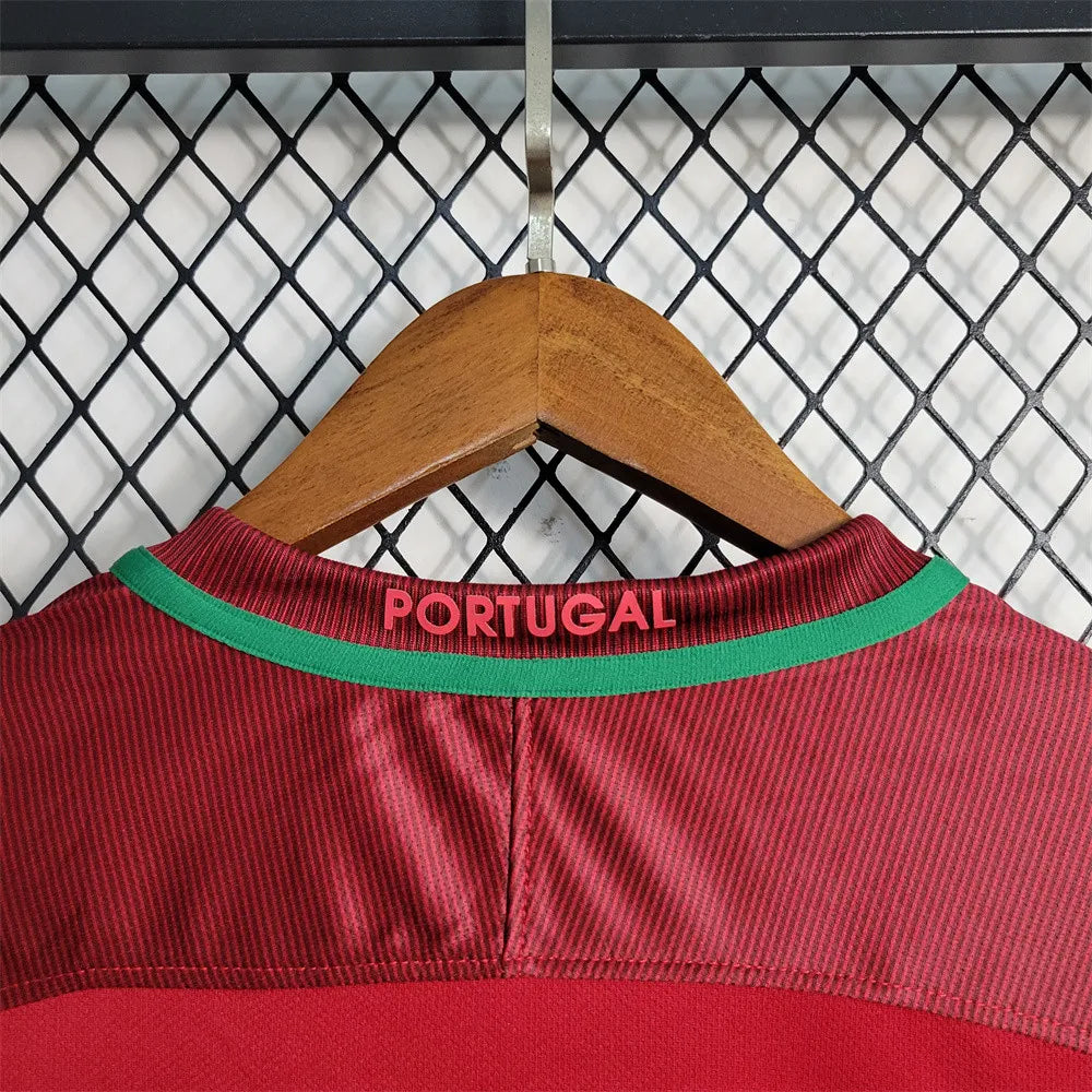 Portugal Jersey Home kit 16-17 Retro Long Sleeves