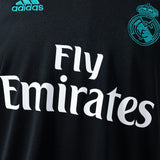 Real Madrid Jersey 2017/18 Away Retro Football Kit Long Sleeves