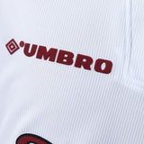 Man United Jersey 1998-99 Home White Retro Kit Long Sleeves