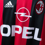 AC Milan Jersey 2000-02 Home Retro Football Kit