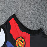 Man United Vest Set Training Tracksuits 25/26 Football Kit Soccer Jersey