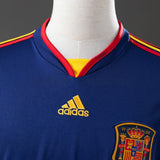 Spain Jersey 2010 Away Retro Football Kit Long Sleeves