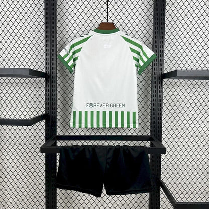 Kids Real Betis Jersey 25/26 League Final Special Football Kit Soccer Jersey