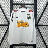 Retro Santos Jersey 12/13 Home Long Sleeves Football Kit Soccer Shirt - PalmSportss