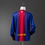 Barcelona Jersey 2012-13 Retro Home Football Kit Long Sleeves