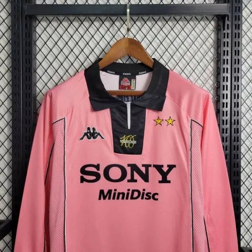 Juventus Jersey Away Kit 1997/98 Retro Long Sleeves Football Jersey Soccer Shirt