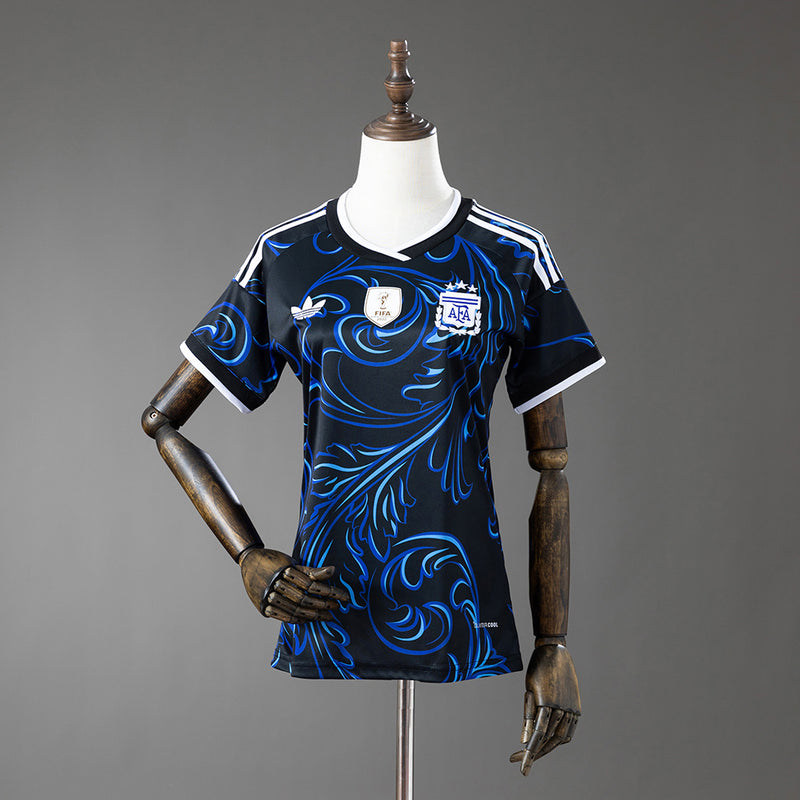 Women Argentina Away Jersey 2026 World Cup Football Kit Soccer Shirt