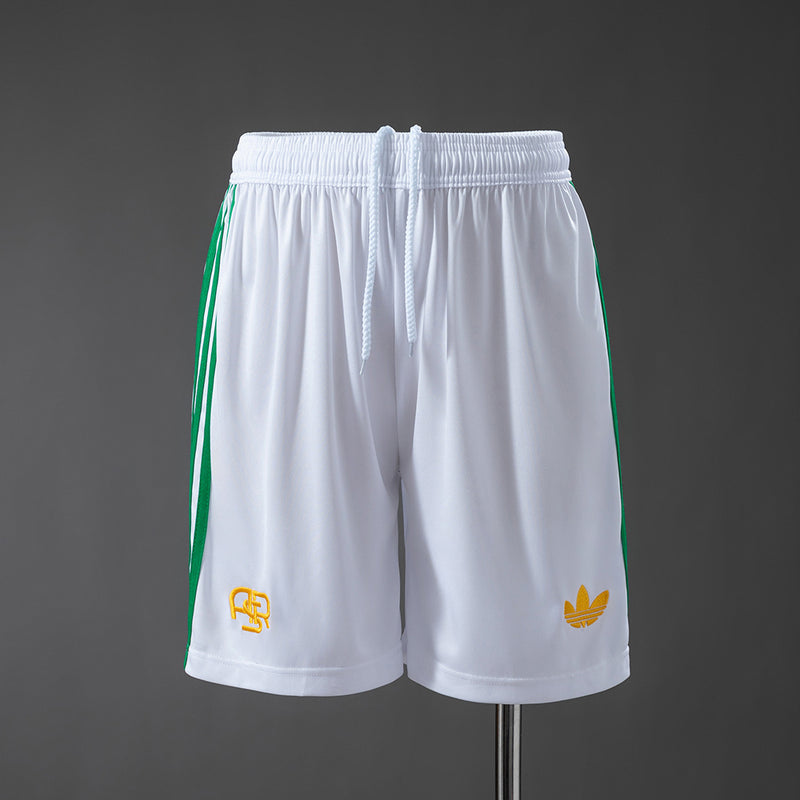 AS Roma Third Shorts 25/26 White Football Kit Soccer Shorts