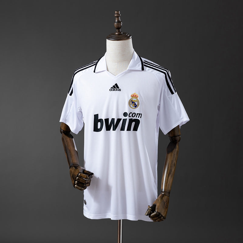 Real Madrid Jersey 2008-09 Home Retro Football Kit