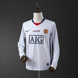 Man United Jersey 2008-09 Away Retro Kit Long Sleeves