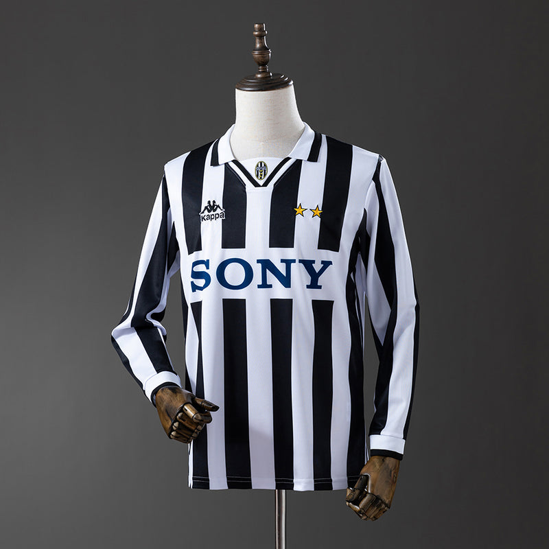 Juventus Jersey 1996-97 Home Retro Kit Long Sleeves