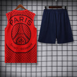 PSG Vest Set Training Tracksuits 25/26 Football Kit Soccer Jersey