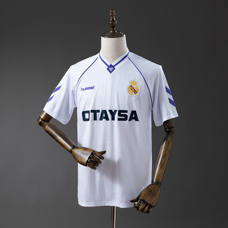 Real Madrid Jersey 1990-92 Home Retro Football Kit