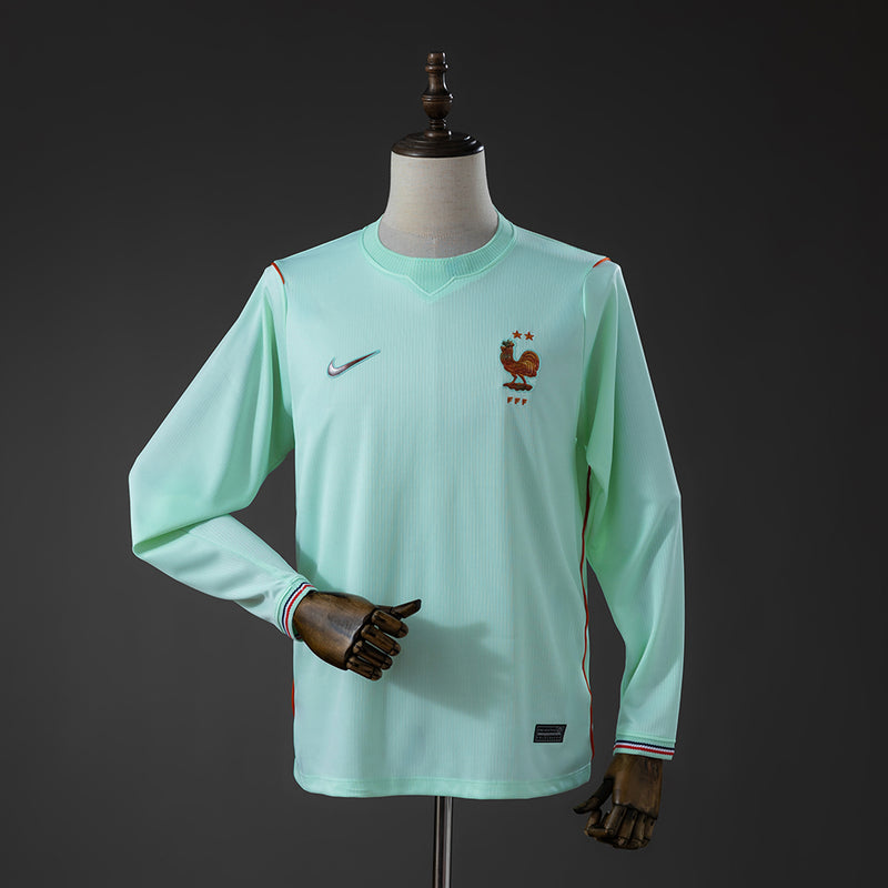 France Away Jersey 2026 World Cup Long Sleeves Football Kit Soccer Shirt