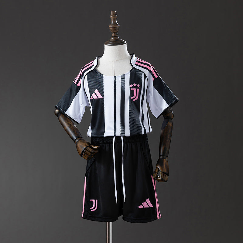 Kids Juventus Jersey 25/26 Home Football Kit
