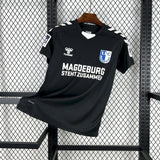 1. FC Magdeburg Jersey 25/26 Black Commemorative Football Kit Soccer Jersey - PalmSportss