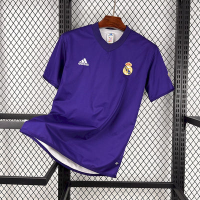 Retro Real Madrid Jersey 2002-03  Third Reversible Double-sided Football Kit Soccer Jersey