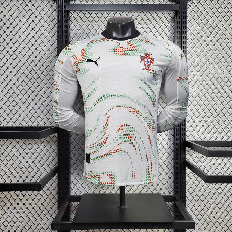 Player Version Portugal Jersey 25/26 Away Long Sleeves Football Kits Soccer Jersey
