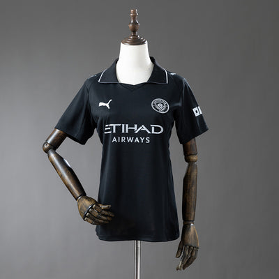 Women Manchester City Jersey 25/26 Away Football Kit Soccer Jersey