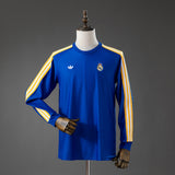 Real Madrid Blue Jersey 2026-2027 Long Sleeves Football Kit Soccer Shirt PalmSportss