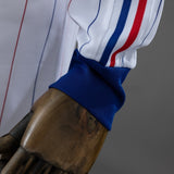 Retro France Away Jersey 1980-1982 Long Sleeves Football Kit Soccer Shirt