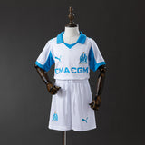 Kids Marseille Jersey 25/26 Home Football Kit
