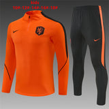 Kids Netherlands Training Tracksuits 2026 Football Kit Soccer Jersey PalmSportss