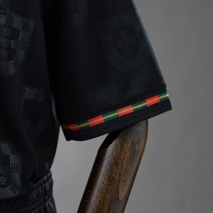 Kids Portugal Jersey 25/26 Away Ronaldo Football Kit Soccer Shirt - PalmSportss