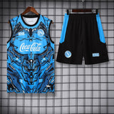SSC Napoli Vest Set Training Tracksuits 25/26 Football Kit Soccer Jersey