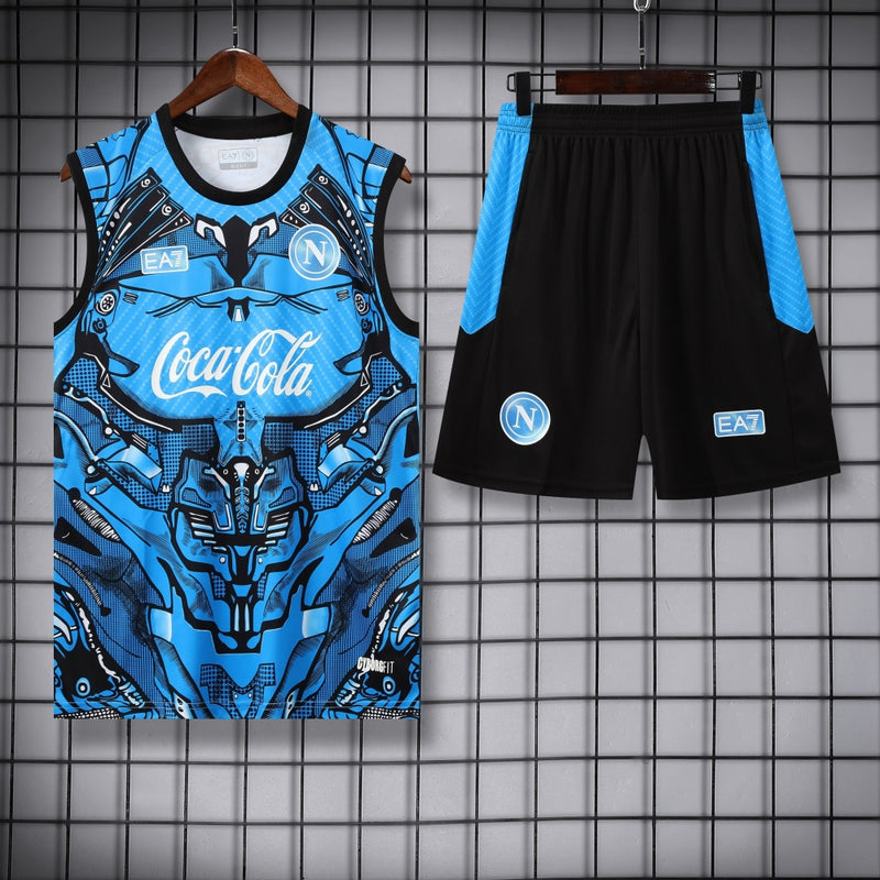 SSC Napoli Vest Set Training Tracksuits 25/26 Football Kit Soccer Jersey