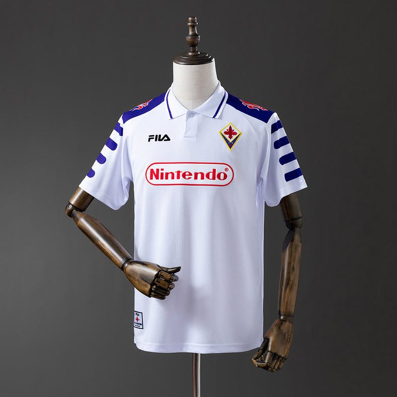 Fiorentina Jersey 1998 Retro Away Football Kit