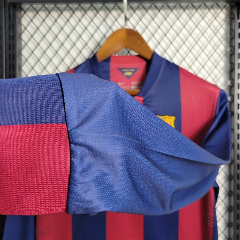Barcelona Jersey Home kit 2014/15 Retro Long Sleeves