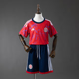Kids Costa Rica Home Jersey 2026 Football Kit Soccer Shirt