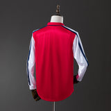 Arsenal Jersey 2001-02  Home Retro Football Kit Long Sleeves