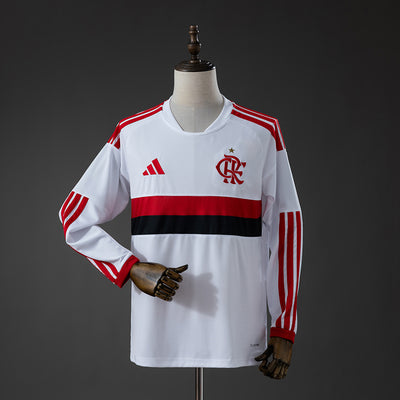Flamengo Away Jersey 2026-2027 Long Sleeves Football Kit Soccer Shirt