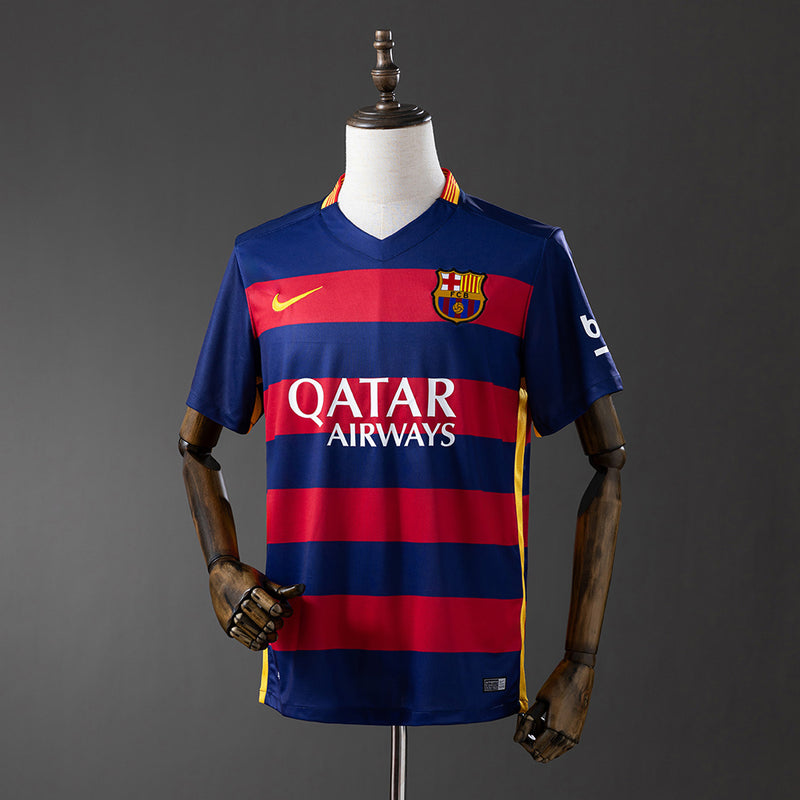 Barcelona Jersey 2015/16 Home Retro Football Kit
