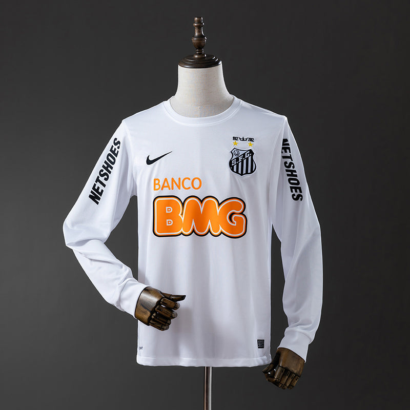 Santos Jersey 2012-13 Home Long Sleeves Retro Football Kit