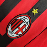 AC Milan Jersey Home kit 07/08 Long Sleeves  retro Football kit - PalmSportss