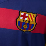 Barcelona Jersey 2015-16 Home Retro Kit Long Sleeves